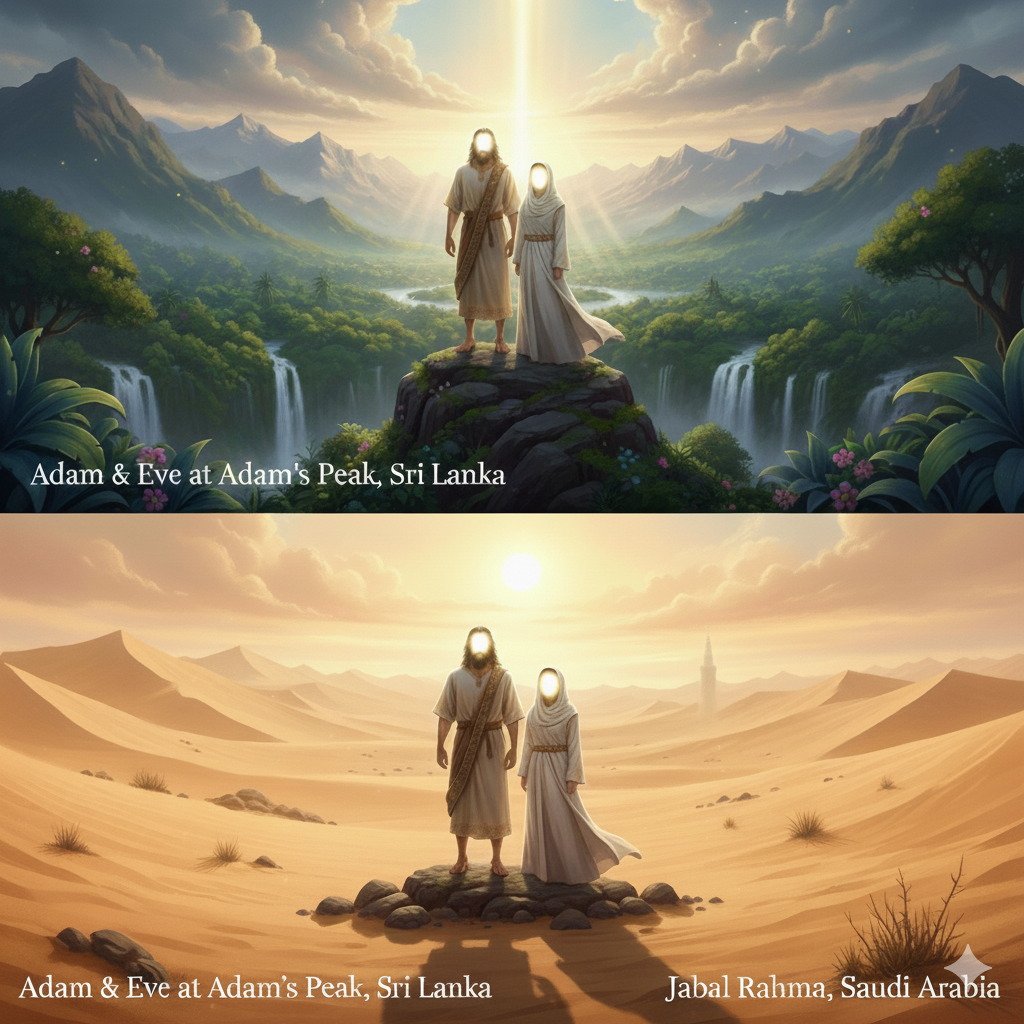 prophet Adam land on earth